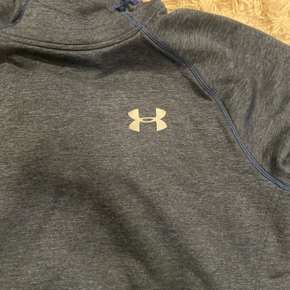 Navy Blue Under Armour Hoodie - Picture 2 of 4